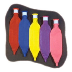 Breathing Bags, Conductive, Assorted Colors, 22mm Neck Insert, Disposable, 0.5 or 1 Liter