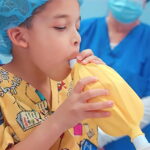 child using the PeDIA - Pediatric Device for Induction to Anesthesia